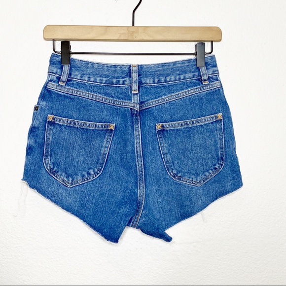 [ASOS] Ultra High Rise Cutoff Denim Jean Shorts - Picture 2 of 6
